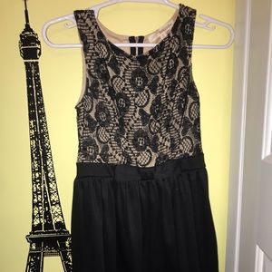 Rewind Girls black lace dress